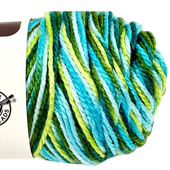 Loops & Threads Soft & Shiny Yarn Blue Lagoon Acrylic - Two New Skeins - Picture 2 of 6